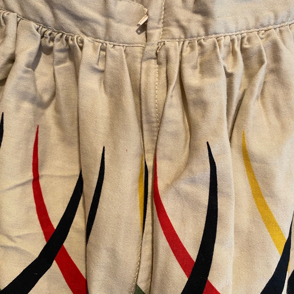 VOODOO VIXEN Colorful Vintage Style Geometric Patterned Skirt - Picture 3 of 4